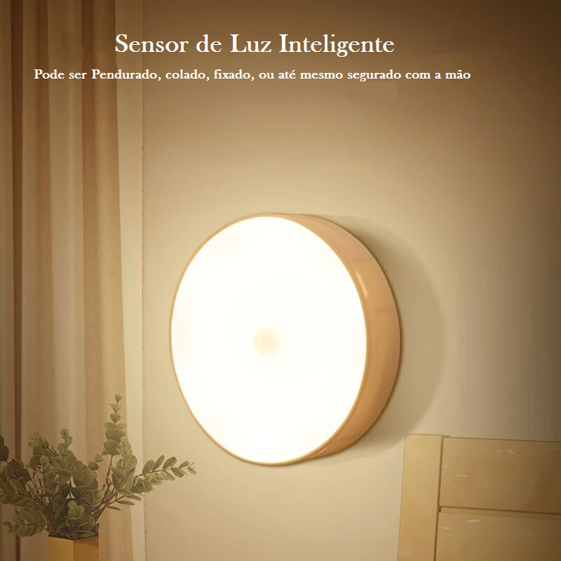 Luminária LED com Sensor de Movimento