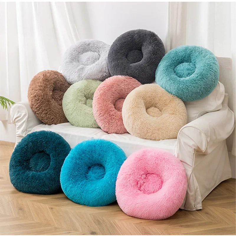 Cama de pelúcia Donut Mand para Pets