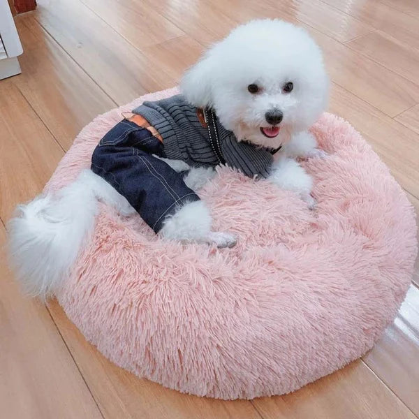 Cama de pelúcia Donut Mand para Pets