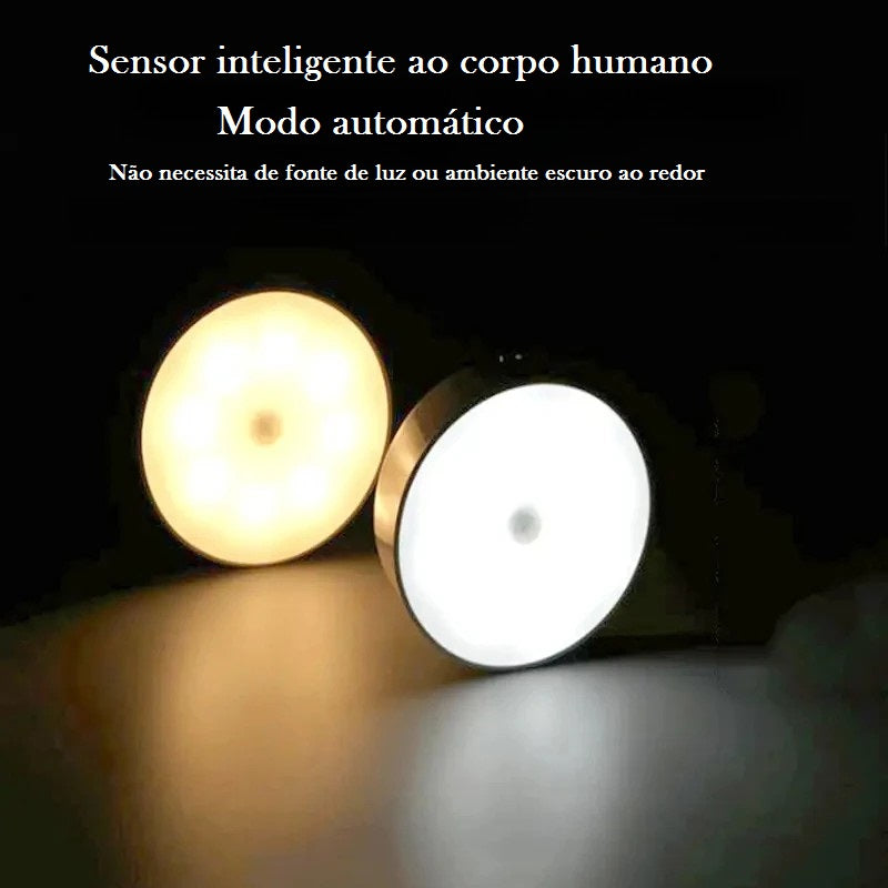 Luminária LED com Sensor de Movimento