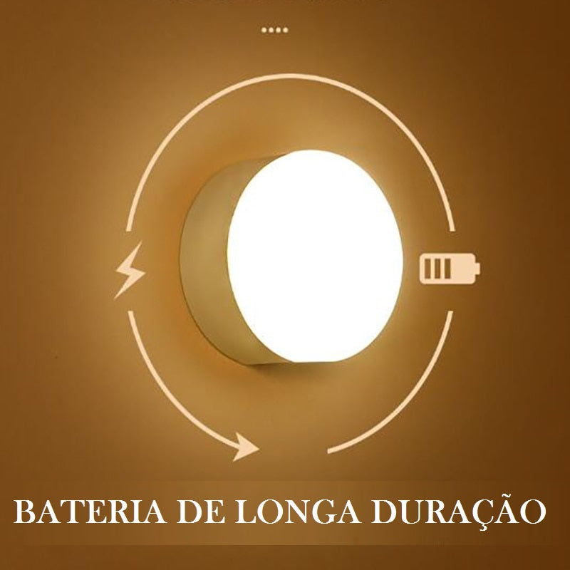 Luminária LED com Sensor de Movimento